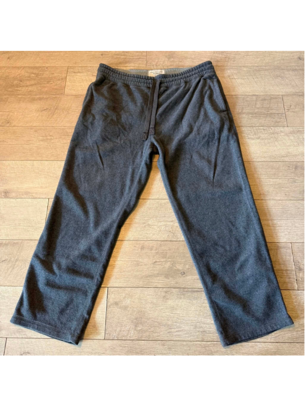 Old Navy Men's XL Charcoal Gray Fleece Lounge Pants Drawstring Sweatpants Pocket
